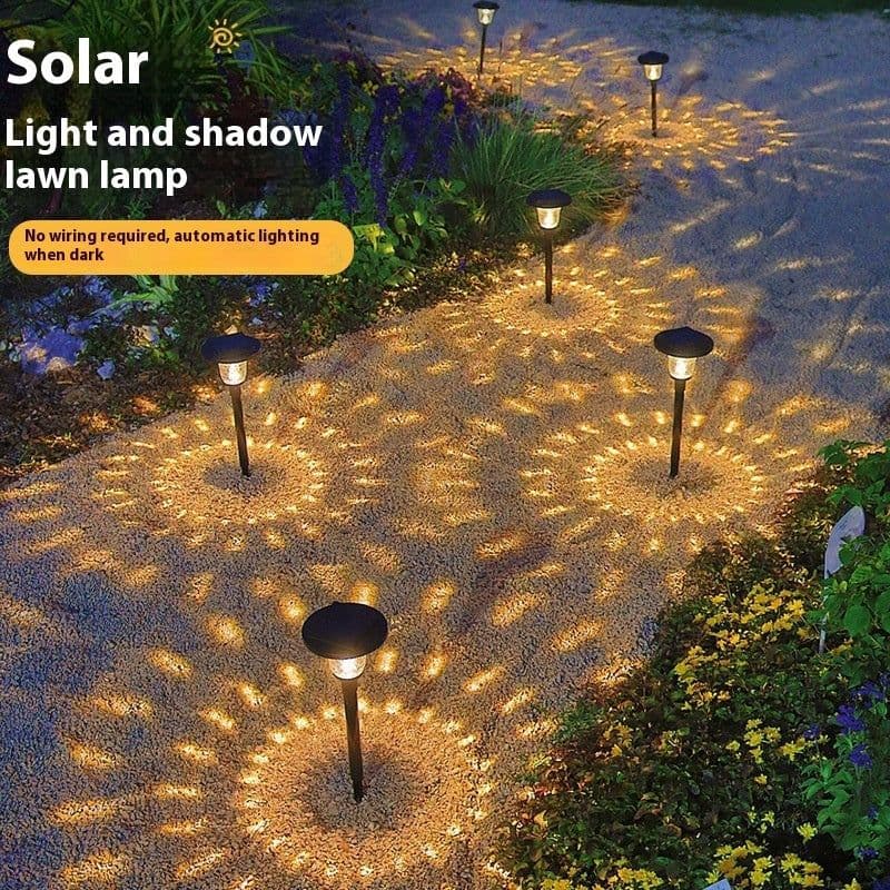 image-Outdoor Courtyard Garden Landscape Decoration Ground Solar Energy Lawn Lamp