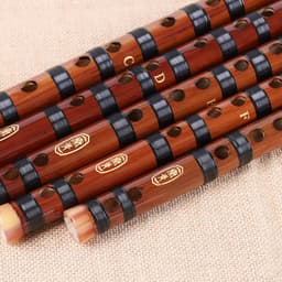 image-High Quality Bamboo Flute Professional Woodwind Musical Instruments C D E F G Key Chinese Dizi Transversal Flauta 5 Colors