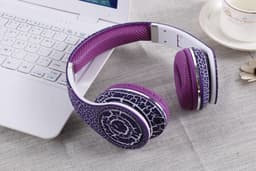 image-High Quality New Burst Universal Interface Foldable Headset Mobile Phone Headset With Microphone Color Fashion Headset