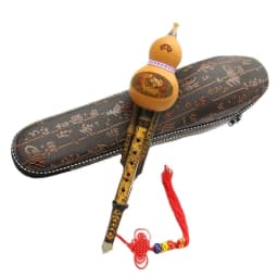 image-Natural purple bamboo gourd silk c-adjusted b-adjusted adult children student beginner musical instrument