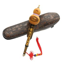 image-Natural purple bamboo gourd silk c-adjusted b-adjusted adult children student beginner musical instrument