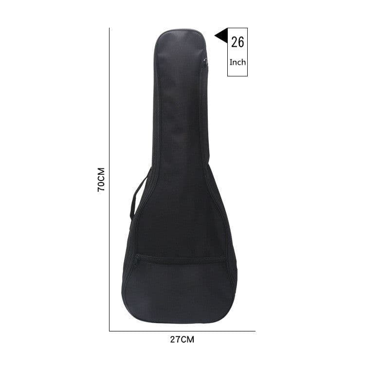 image-Ukulele Black And Cotton Bag Oxford Cloth Waterproof Piano Bag