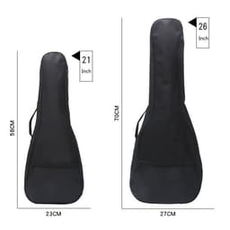 image-Ukulele Black And Cotton Bag Oxford Cloth Waterproof Piano Bag