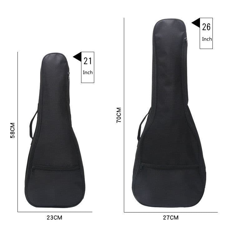 image-Ukulele Black And Cotton Bag Oxford Cloth Waterproof Piano Bag