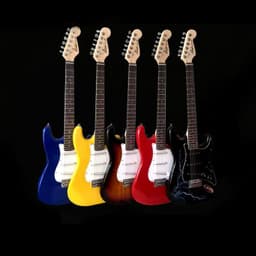 image-Genuine Electric Guitar ST Lightning Style Multi-color Optional For Beginners