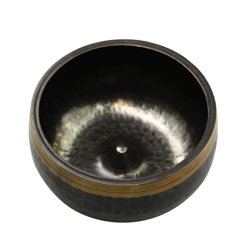 image-Yoga Meditation Black Gold Buddha Sound Bowl