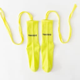image-New Fluorescent Bandage Socks Female Letter Printed New Trendy Bar Nightclub Personality Reflective Cross High Quality Socks