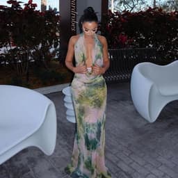 image-2pcs Tie Dye Printing Deep V-neck Suits Fashion Halter Backless Long Dresses For Beach Party Womens Clothing