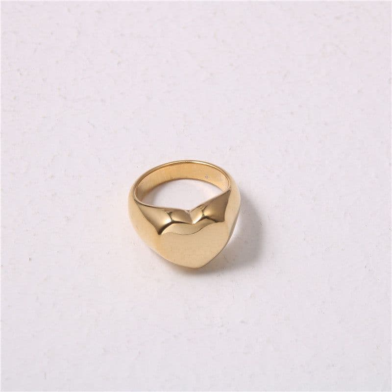 image-Joias Femininas Trend Best Selling Fofo Hole Heart 18k Banhado