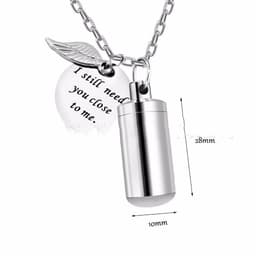 image-Stainless Steel Small Cylinder Perfume Bottle