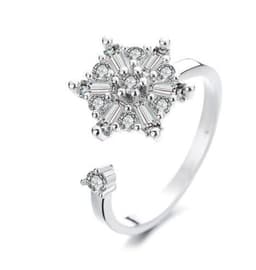 image-Spinner Ring For Women Flower Bee Elegant Adjustable Stress Release Accessory Female Gothic Jewelry Trendy