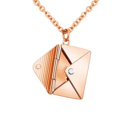 image-Fashion Jewelry Envelop Necklace Women Lover Letter Pendant Best Gifts For Girlfriend