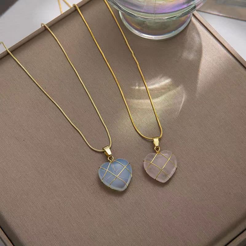 image-Fashion Moonstone Necklace For Cartoon Princess Love Girl Necklace Novelty Jewelry