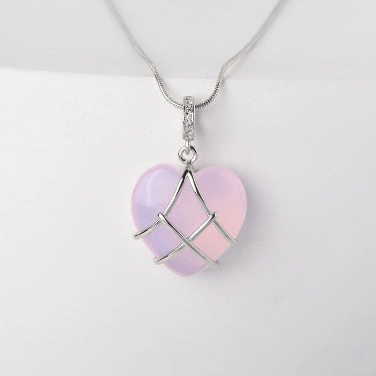 image-Fashion Moonstone Necklace For Cartoon Princess Love Girl Necklace Novelty Jewelry