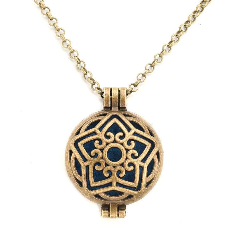image-Fashion Personality Fragrance Kaleidoscope Vintage Necklace