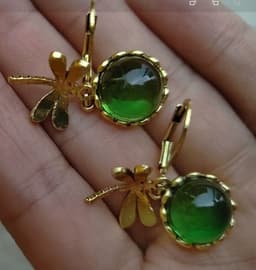 image-Fashion Jewelry Women's Earrings Hanging Vintage Dragonfly Pendant Earring Boho Chakra Blue Moonstone Drop Earrings For Women Wedding Charm Ethnic Jewellery
