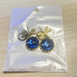 image-Fashion Jewelry Women's Earrings Hanging Vintage Dragonfly Pendant Earring Boho Chakra Blue Moonstone Drop Earrings For Women Wedding Charm Ethnic Jewellery