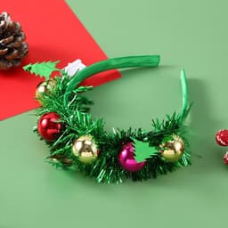 image-IPC Christmas Hair Band Glowing Headband Xmas Tree Snowflake Hair Band Deer Horn Light Flashing Headwear Merry Christmas Gift