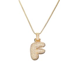 image-Clavicle Chain Copper Micro Inlaid Zircon 26 Letter Pendant Necklace For Women's Birthday Jewelry Gifts