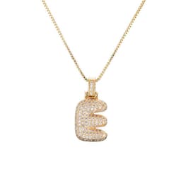 image-Clavicle Chain Copper Micro Inlaid Zircon 26 Letter Pendant Necklace For Women's Birthday Jewelry Gifts