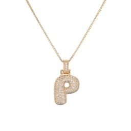 image-Clavicle Chain Copper Micro Inlaid Zircon 26 Letter Pendant Necklace For Women's Birthday Jewelry Gifts