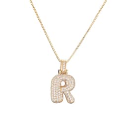 image-Clavicle Chain Copper Micro Inlaid Zircon 26 Letter Pendant Necklace For Women's Birthday Jewelry Gifts