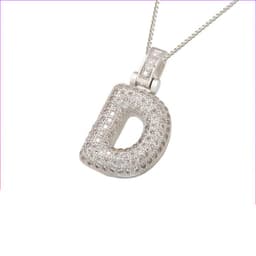 image-Clavicle Chain Copper Micro Inlaid Zircon 26 Letter Pendant Necklace For Women's Birthday Jewelry Gifts