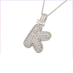 image-Clavicle Chain Copper Micro Inlaid Zircon 26 Letter Pendant Necklace For Women's Birthday Jewelry Gifts
