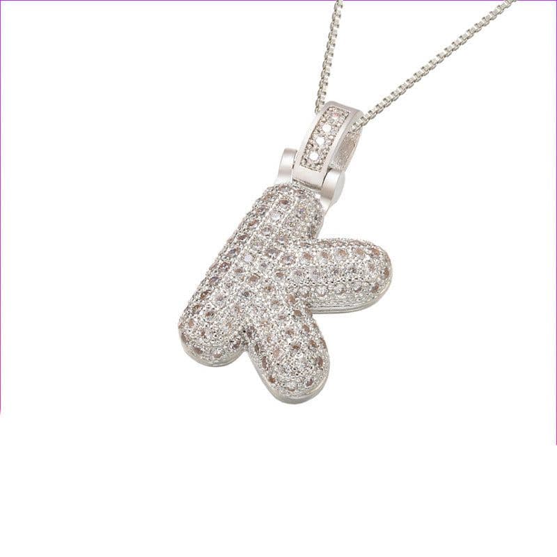 image-Clavicle Chain Copper Micro Inlaid Zircon 26 Letter Pendant Necklace For Women's Birthday Jewelry Gifts