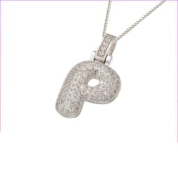 image-Clavicle Chain Copper Micro Inlaid Zircon 26 Letter Pendant Necklace For Women's Birthday Jewelry Gifts