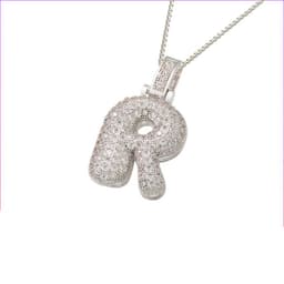 image-Clavicle Chain Copper Micro Inlaid Zircon 26 Letter Pendant Necklace For Women's Birthday Jewelry Gifts