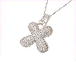 image-Clavicle Chain Copper Micro Inlaid Zircon 26 Letter Pendant Necklace For Women's Birthday Jewelry Gifts