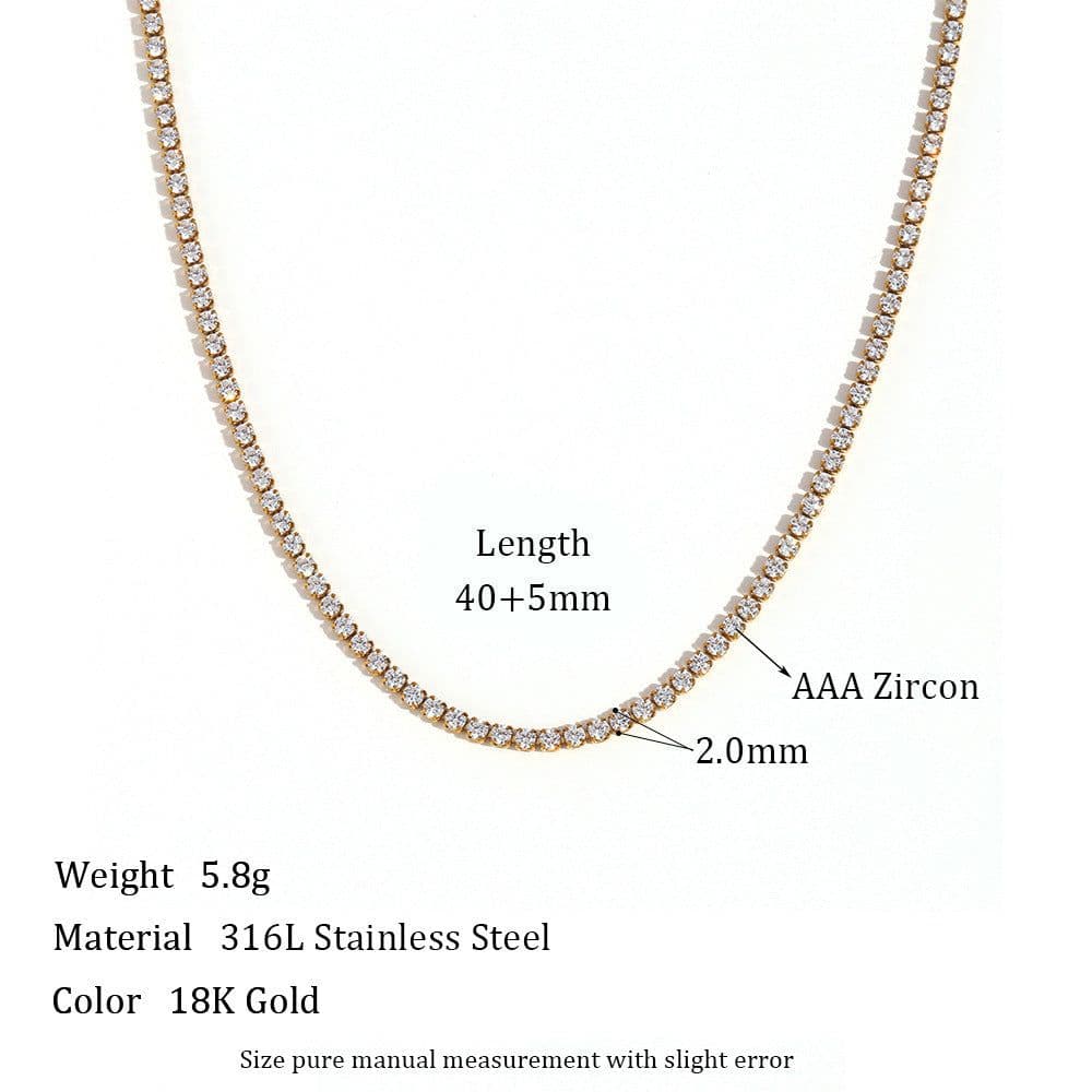 image-Stainless Steel Fashion Simple Bracelet Necklace Ornament