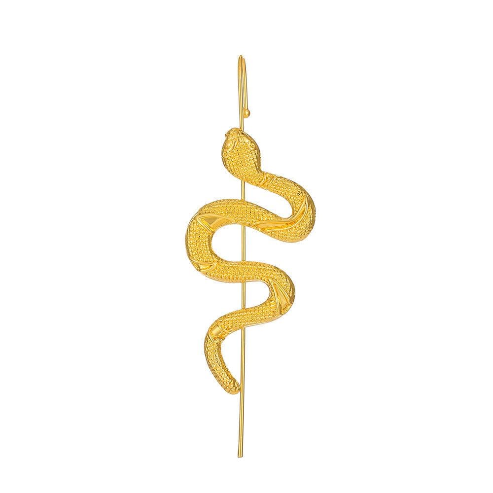 image-Women's Fashion Personality Simulated Snakes Ear Hanging