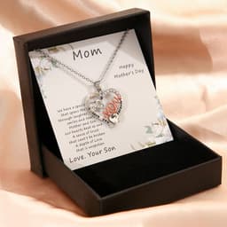 image-Mother's Day Necklace Gift Box Love Necklace For Women Fine Jewelry Women Accessories Fashion Jewelry