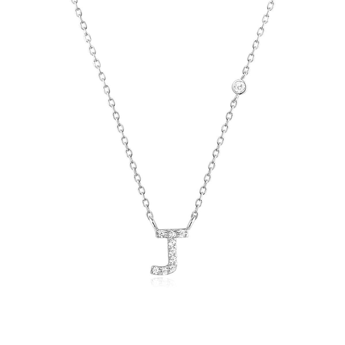image-Fashion Jewelry Luxury Gold Color A-Z 26 Letters Necklace CZ Pendant For Women Cute Initials Name Necklace Fashion Party Wedding Jewelry Gift