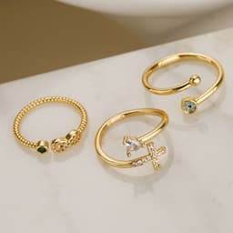 image-New Fashion Clear Shiny CZ Zircon Cross Evil Eye Rings For Women Girl Finger Accessories Party Jewelry Gift