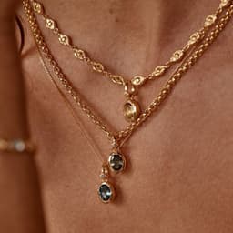 image-Stainless Steel Twelve Birthday Stone Necklace 12 Birthday Stone Love Pendant Moon Stone Women's Gift Jewelry