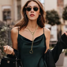image-Stainless Steel Lariat Heart Necklace Personality Heavy Ring Cuban Long Chain Punk Rock Slipchain Choker Collar For Women Men