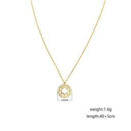 image-Fashion Jewelry Niche Moon And Sun Necklace Silver Opal Celtic Moon Necklace Sun Necklace Asterism Diamond