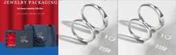 image-S925 Sterling Silver Rings By Light Reflect Show Surprise Love Pattern Surface Hidden New Jewelry Romantic Party Gift Wedding Engagement