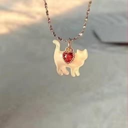 image-Simple Contrast Color Childlike Colorful Beaded Necklace