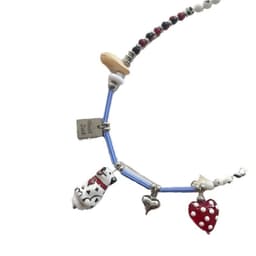 image-Simple Contrast Color Childlike Colorful Beaded Necklace