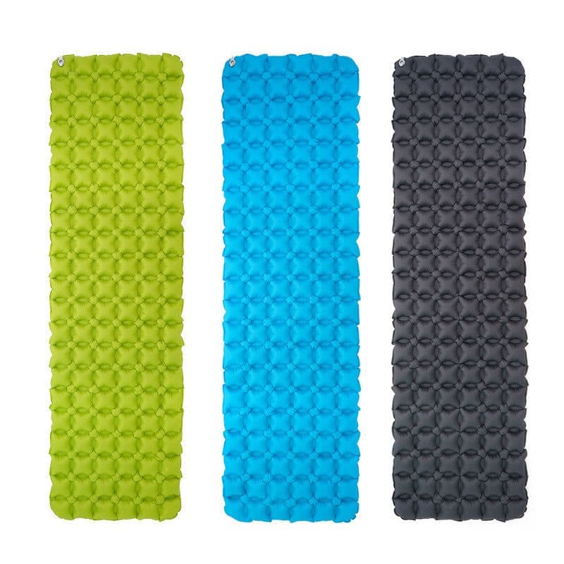 image-Outdoor TPU Inflatable Bed Ultra Light Inflatable Cushion Camping Tent Sleeping Pad