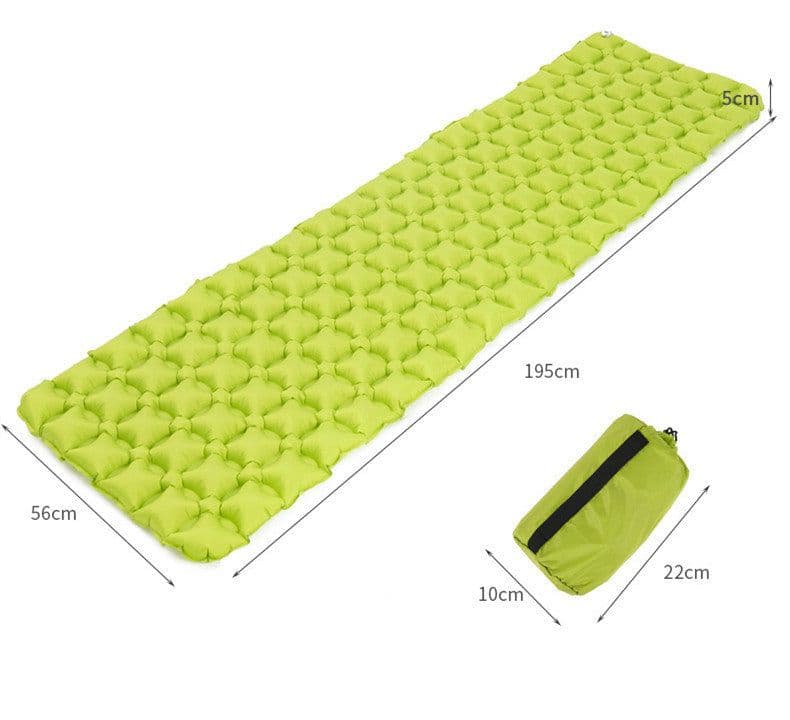 image-Outdoor TPU Inflatable Bed Ultra Light Inflatable Cushion Camping Tent Sleeping Pad