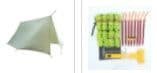 image-Outdoor Canopy Camping Poleless Tent Hammock Awning Camping Mat Shelter Sunshade Protection