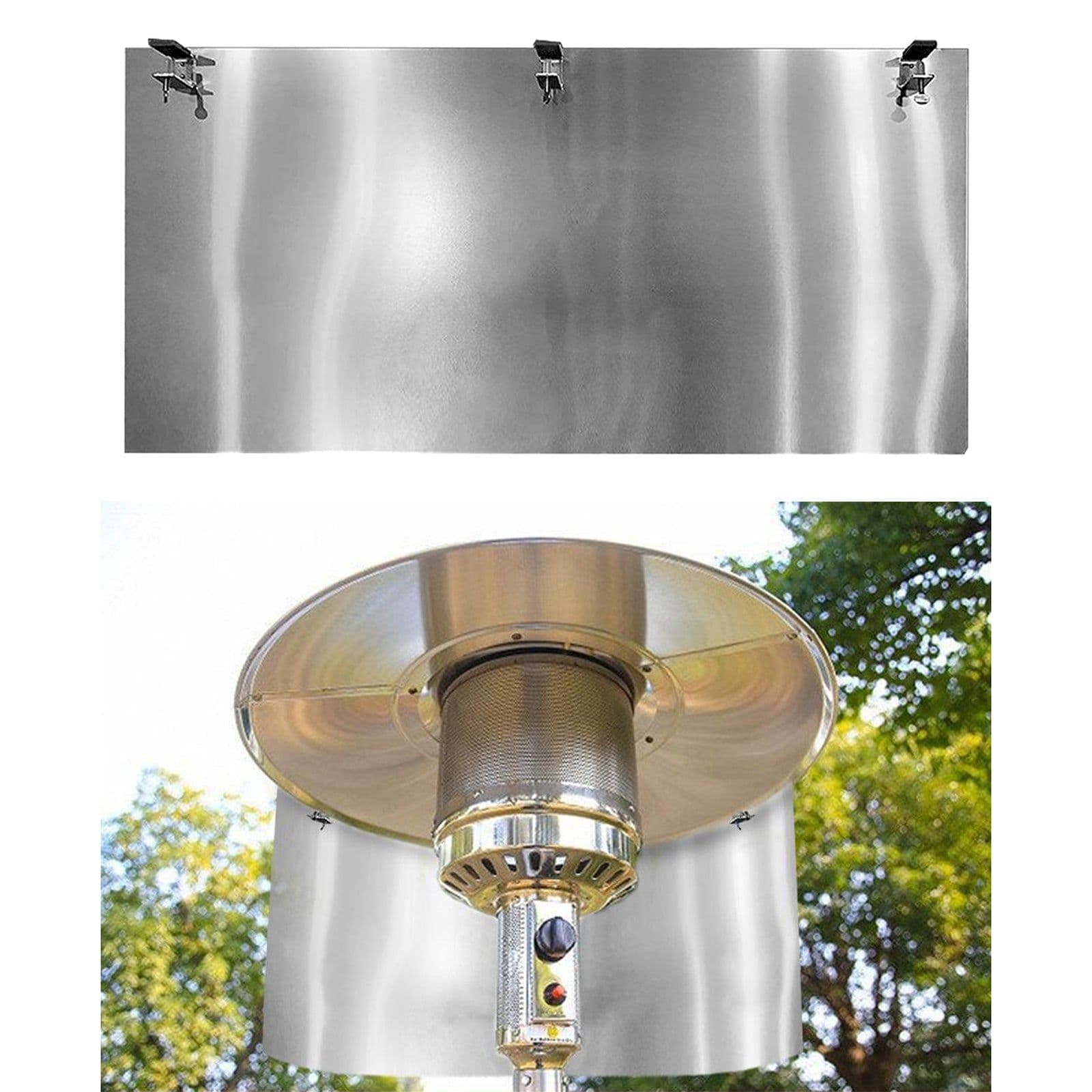 image-Outdoor Party Heat Concentrating Reflector Courtyard Heat Concentrating Reflector