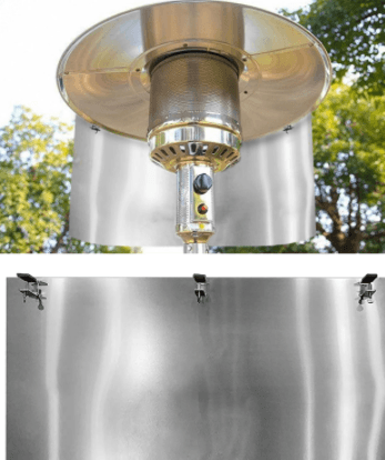 image-Outdoor Party Heat Concentrating Reflector Courtyard Heat Concentrating Reflector