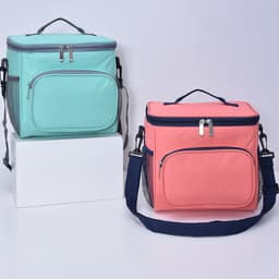 image-Oxford Cloth Single-shoulder Lunch Bag Outdoor Picnic Bag Insulation Bag