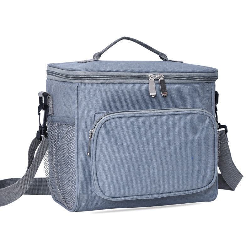image-Oxford Cloth Single-shoulder Lunch Bag Outdoor Picnic Bag Insulation Bag